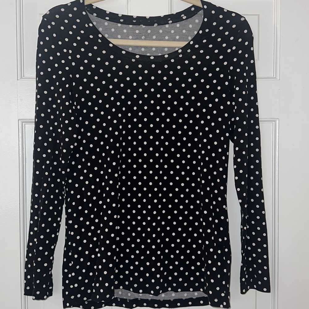 Polkadot long sleeve shirt